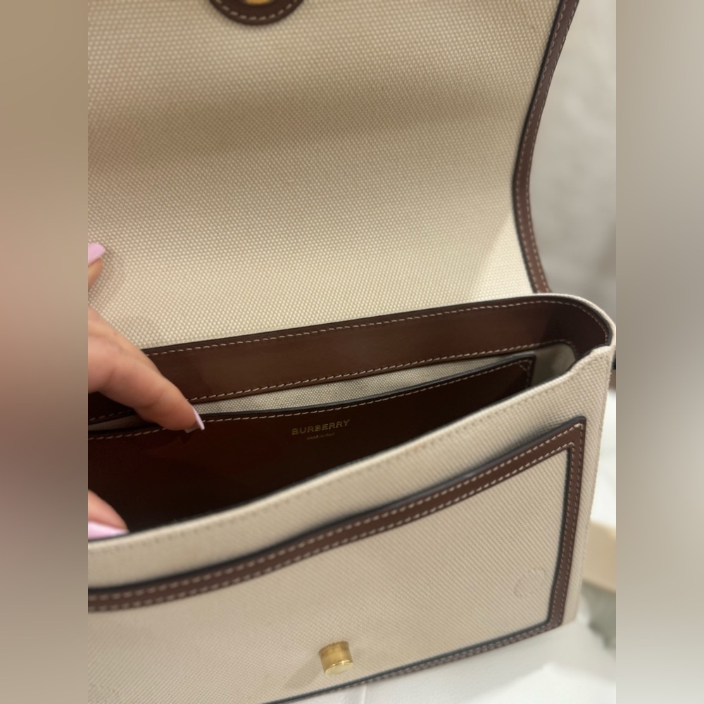 Burberry Canvas and Leather Messenger Bag - Picture 4 of 7